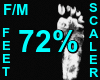 72% Feet Scaler F/M