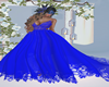 Birde Blue  Gown