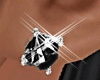 Stud Earrings Onyx