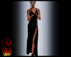 [S]DressLongDiamondBlack