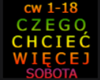 CZEGO CHCIEĆ WIĘCEJ