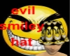 evil smiley hat