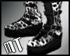 White Leopard Boots V1