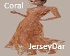 Lace Dress Coral