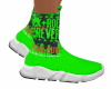 FluoGreen Socks Sneakers