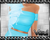 V| Soft Blue Wrap Top