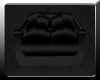 Black Reflective Sofa