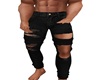 Blk Ripped Jeans
