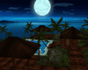 night romantic island