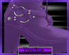 ~V~ Purple Stud Boots