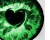 Green eyes (Heart)