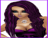 SM Purple Satin Hair
