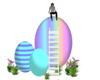 Egg sitting&ladder