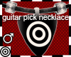 *m B&W Pick Necklace