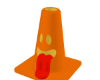 Smiley Traffic Cone DRV