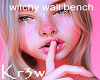 Witch Vibes Wall Bench