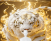 Gold white tiger bg