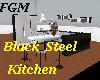 !FGM Black Steel Kitchen