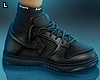 Black Low Retro Sneakers