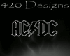 AC/DC animated sticker