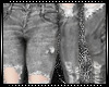 V| Gray Ripped Jeans