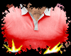 Polo neck shirt red