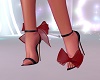red bow heels