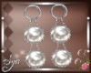 $$ Pearl Earrings