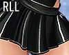 Latex Black Skirt