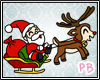 `CHRTMS| santa&reindeer