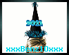 2021 Teal Party Hat  /F