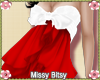 HC™Red Rosey Beige Dress