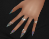 Glitter Manicure w/Rings