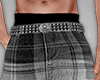 Grey Checkered Jeans