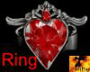 Evil Love Heart Ring