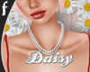 F* Daisy Necklace