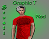 Graphic T Red