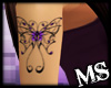 Purple Butterfly tat.