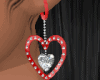 Rae Earrings Red