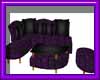 (sm)purple checker couch