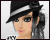 aYY- Hat Hair Black