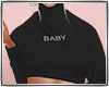 !K♥ Baby Black Crop