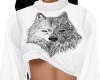 Grey Wolf 2 Cropped Top