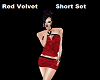 R/Velvet Shorts Set