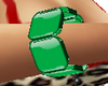 Vint.GreenGlass Bracelet