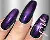 Purple Nails+Rings
