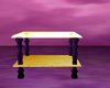 purple and gold endtable