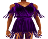 Purple Tassel Dress