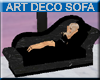 !F! Art Deco Sofa Black