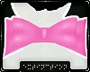 . bow collar | pink